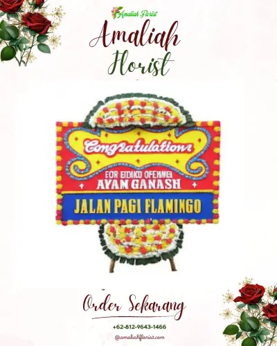 Bunga Papan Congratulation di Kedungdoro